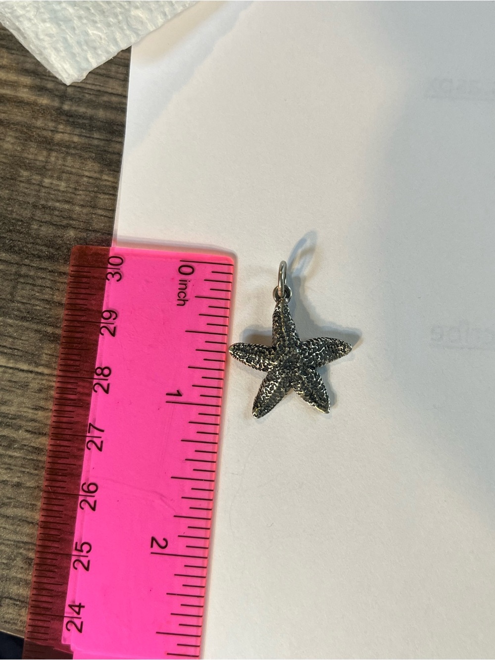 Retired collection James Avery starfish charm. Sterling. - Picture 3 of 3